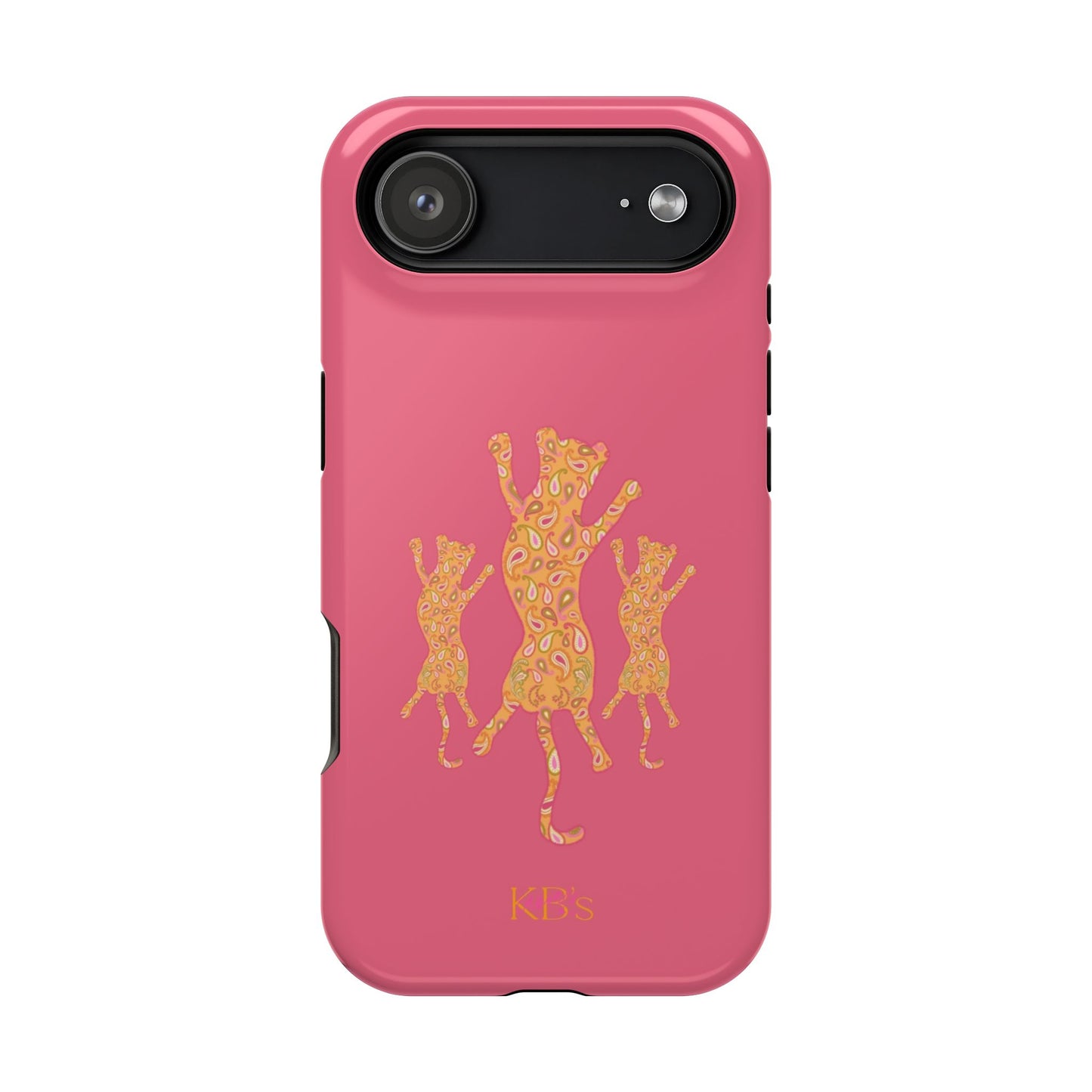 Paisley Leopard Mag Safe Case - Pink
