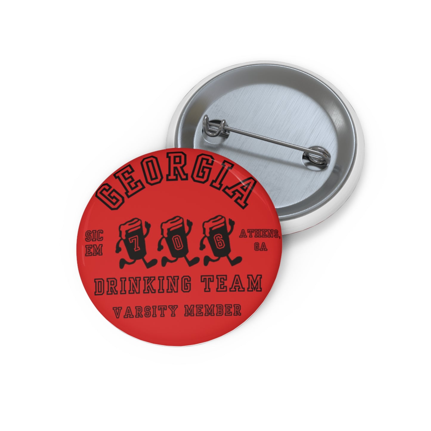 Georgia Drinking Team Button