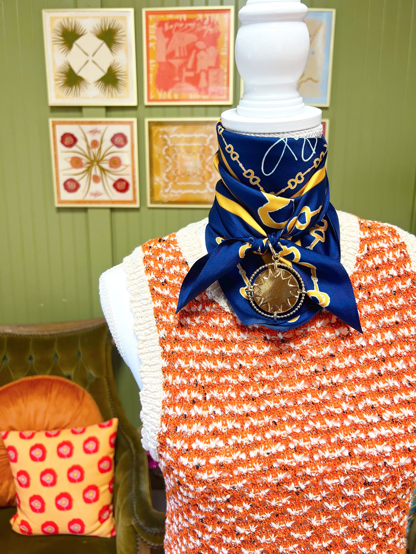 Soleil Scarf Charm