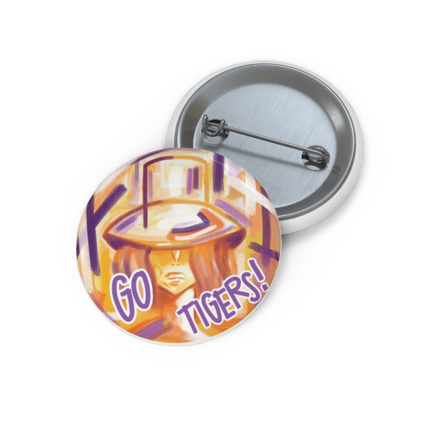 Clemson Gal Button