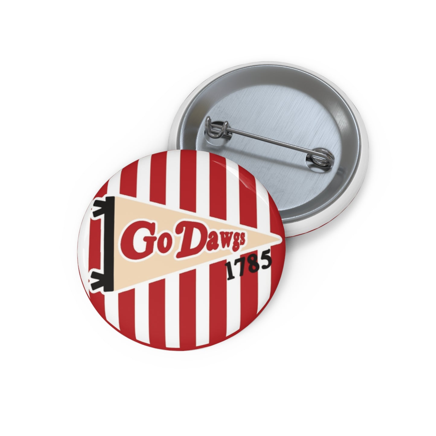 Go Dawgs Button