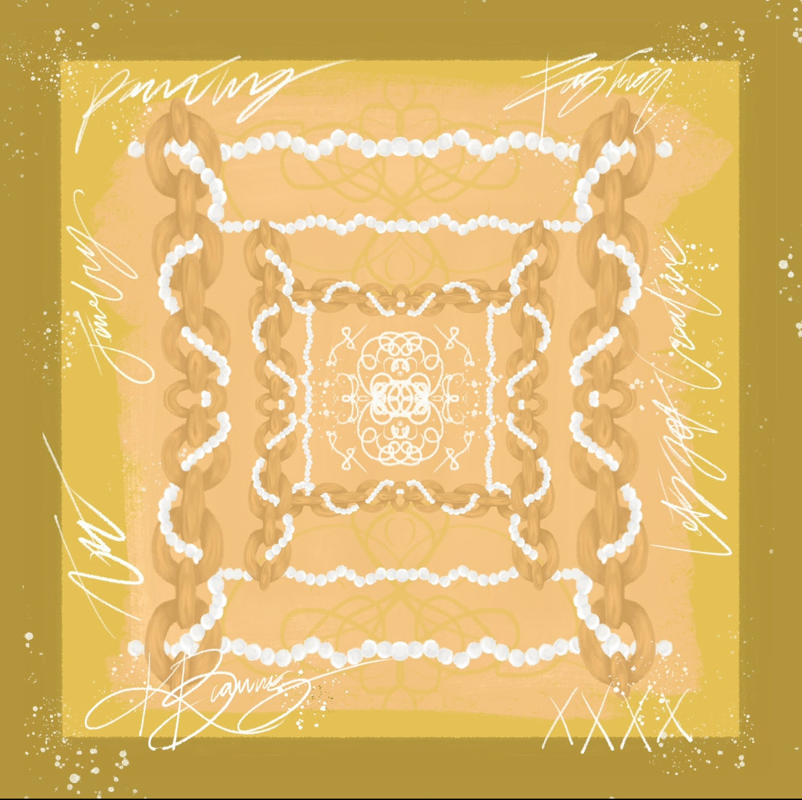 Maison Link Silk Scarf