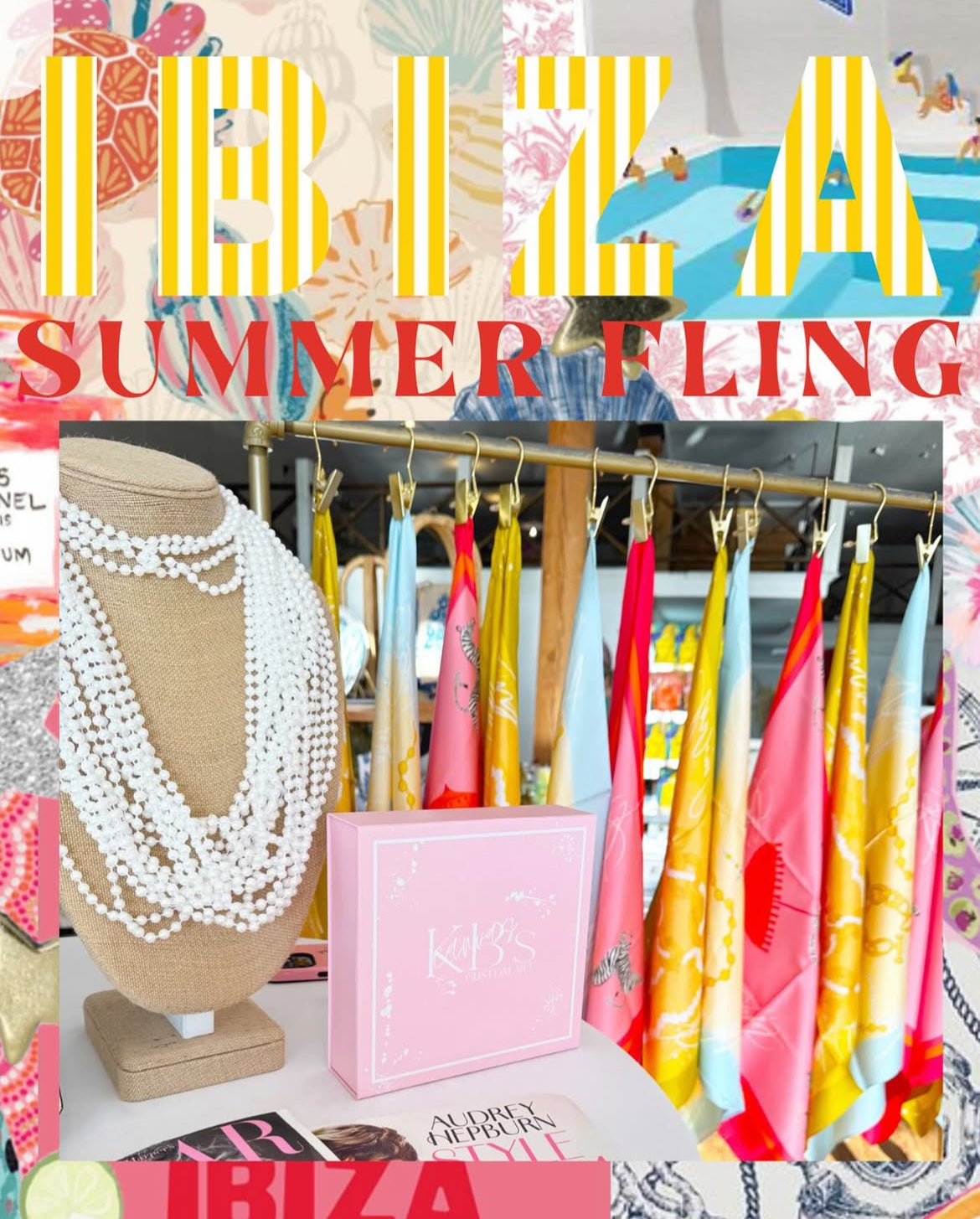 Ibiza Summer Fling: KB's Canvas Scarf Styling Class