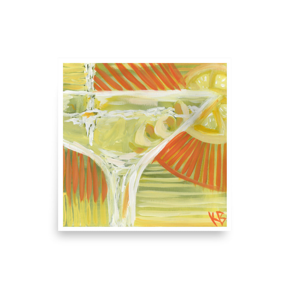 Limoncello Martini Print