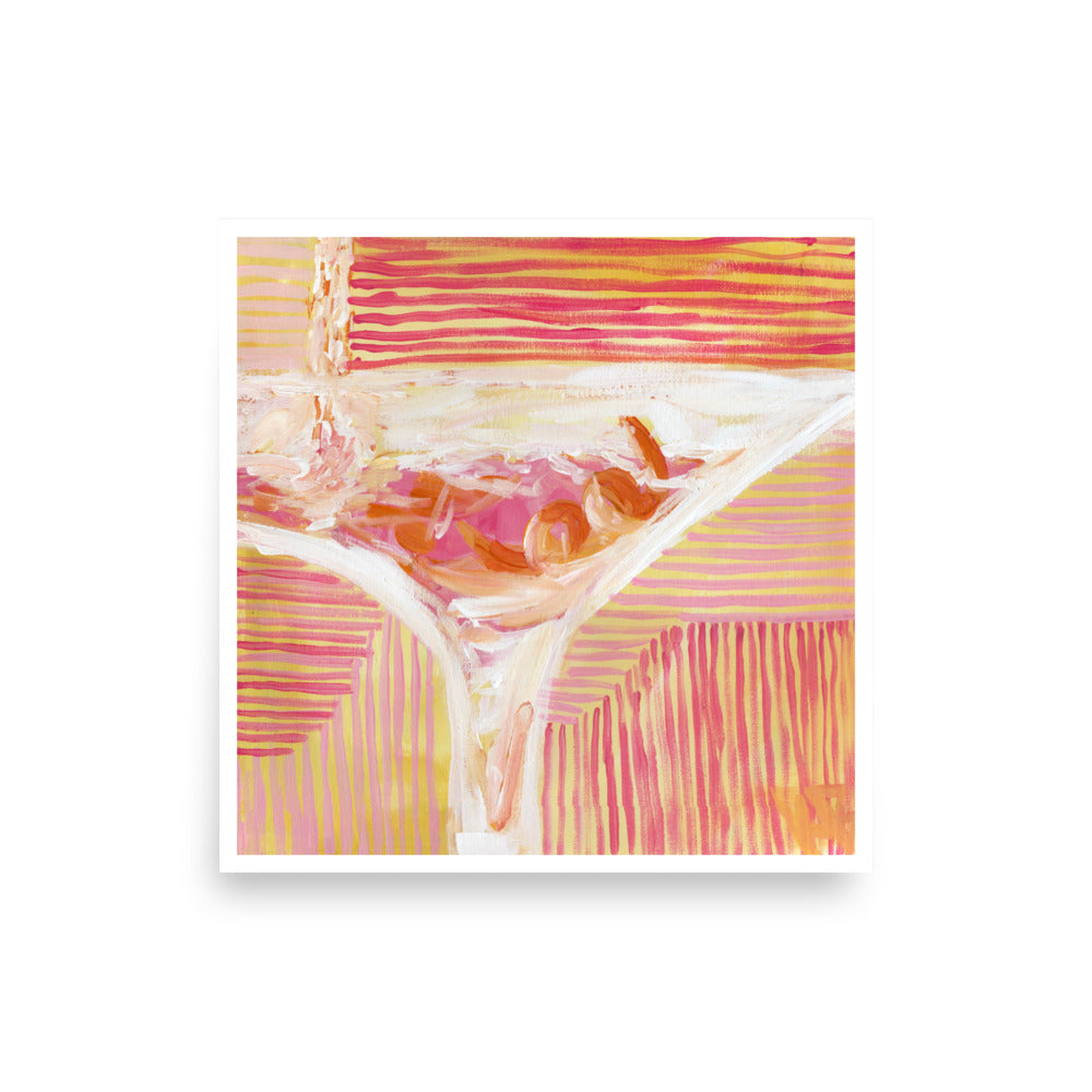 Cosmopolitan Martini Print