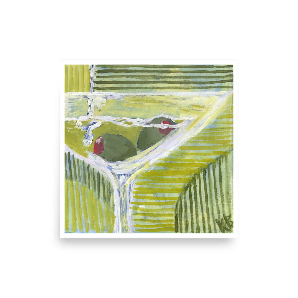 Dirty Martini Print