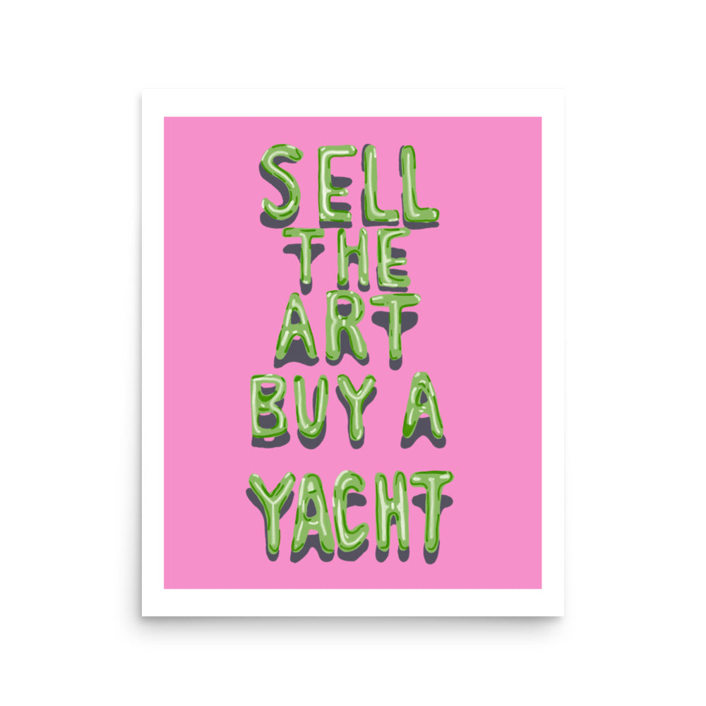 Sell The Art Print - Pink