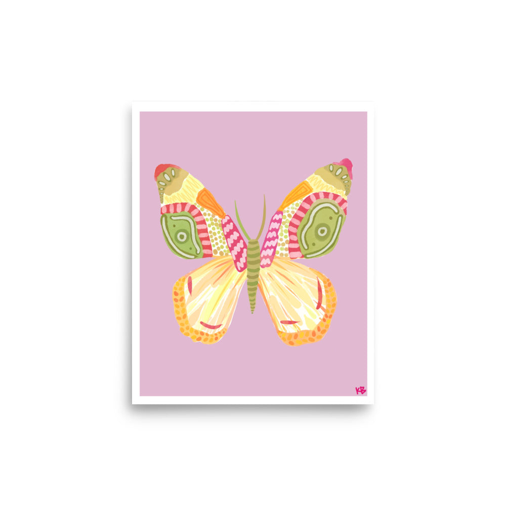 Flutter Print - Purple
