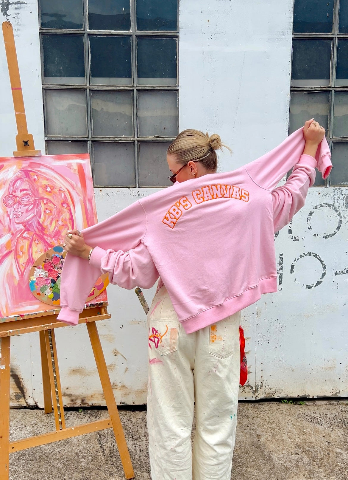 KB’s Canvas Oversized Mockneck