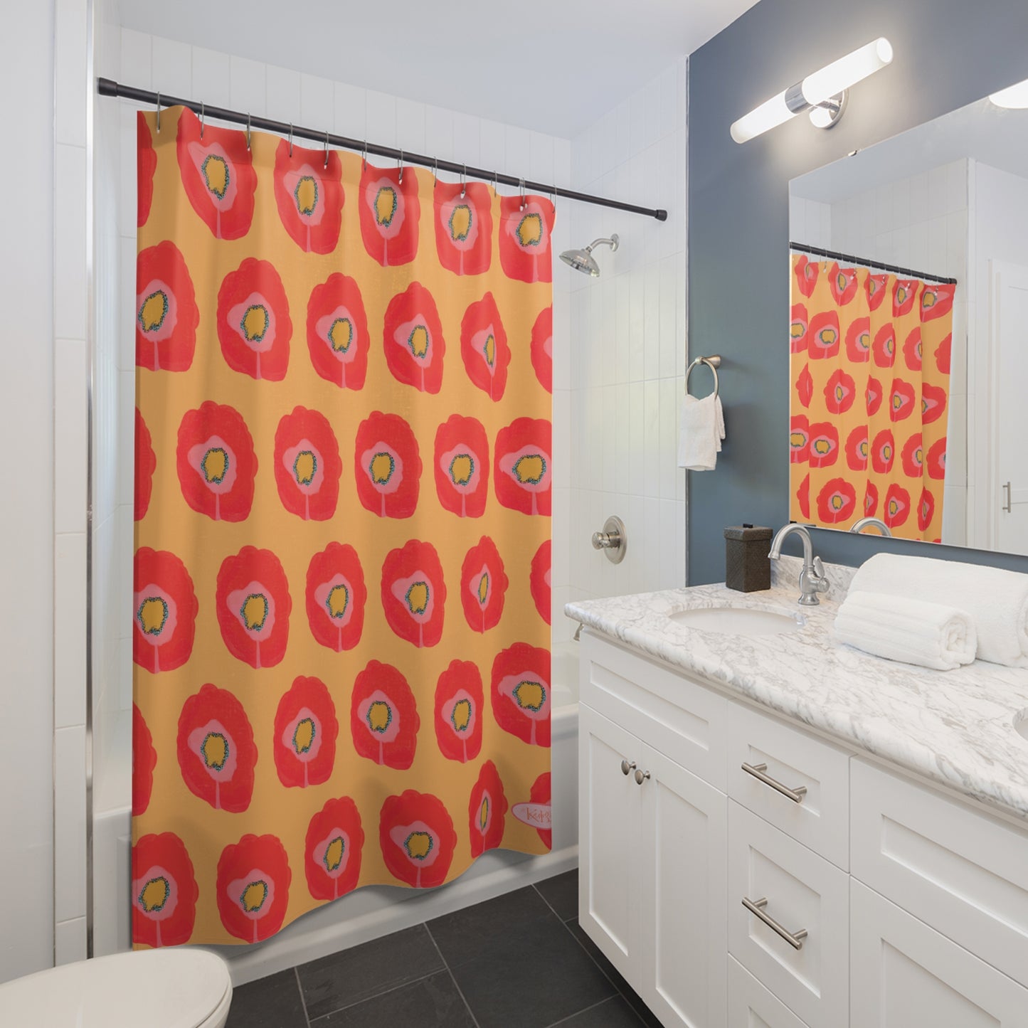 Poppy Fleur Shower Curtain