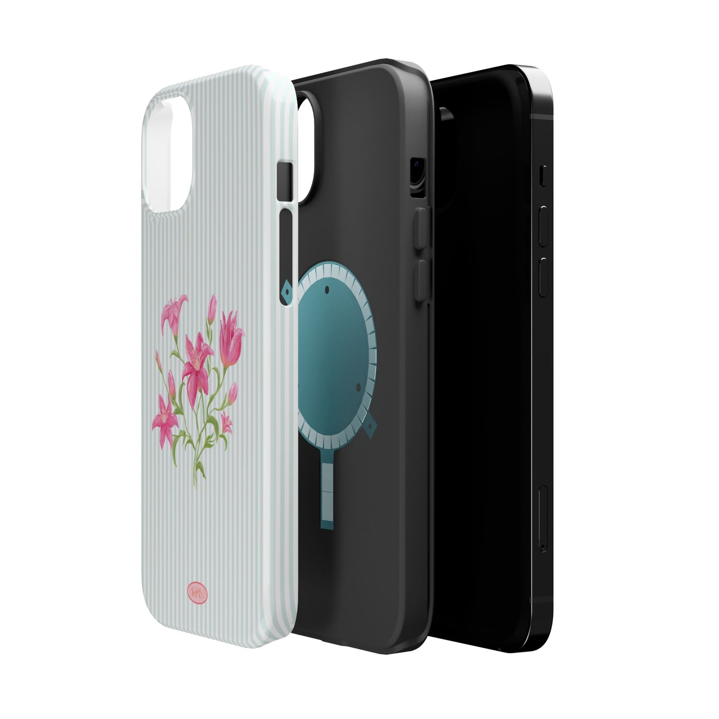 Lily Bloom Mag Safe Case for iPhone - Blue