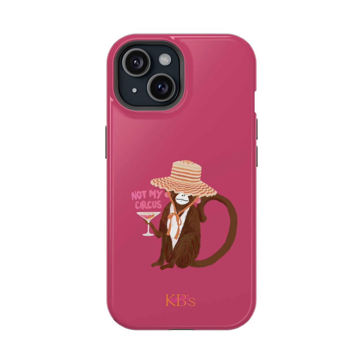 Not My Circus Mag Safe Case - Magenta