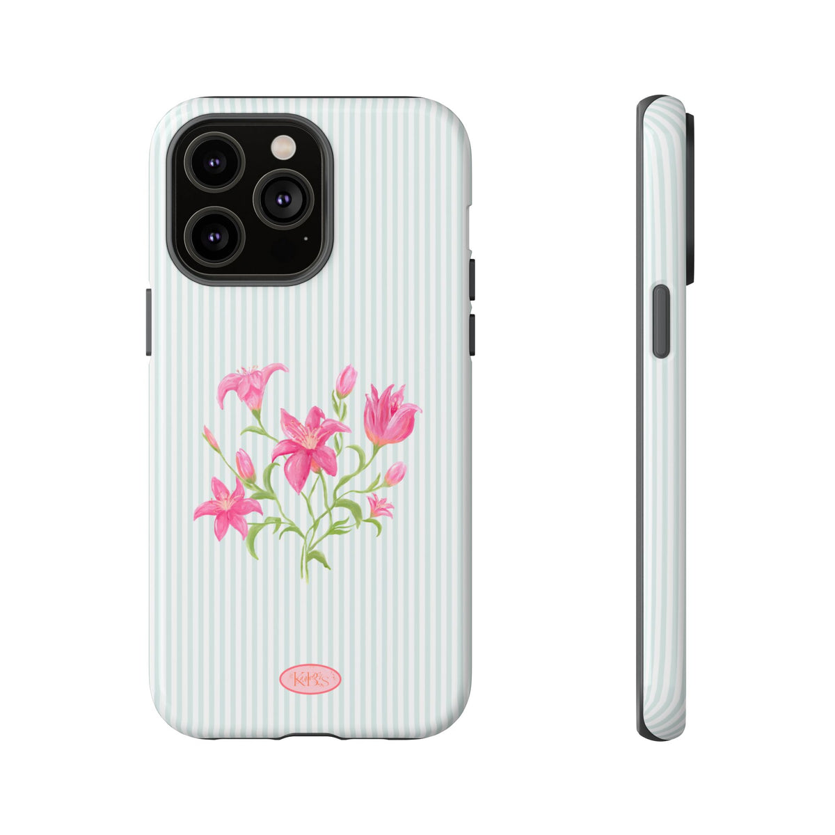 Lily Bloom Tough Case for iPhone - Blue