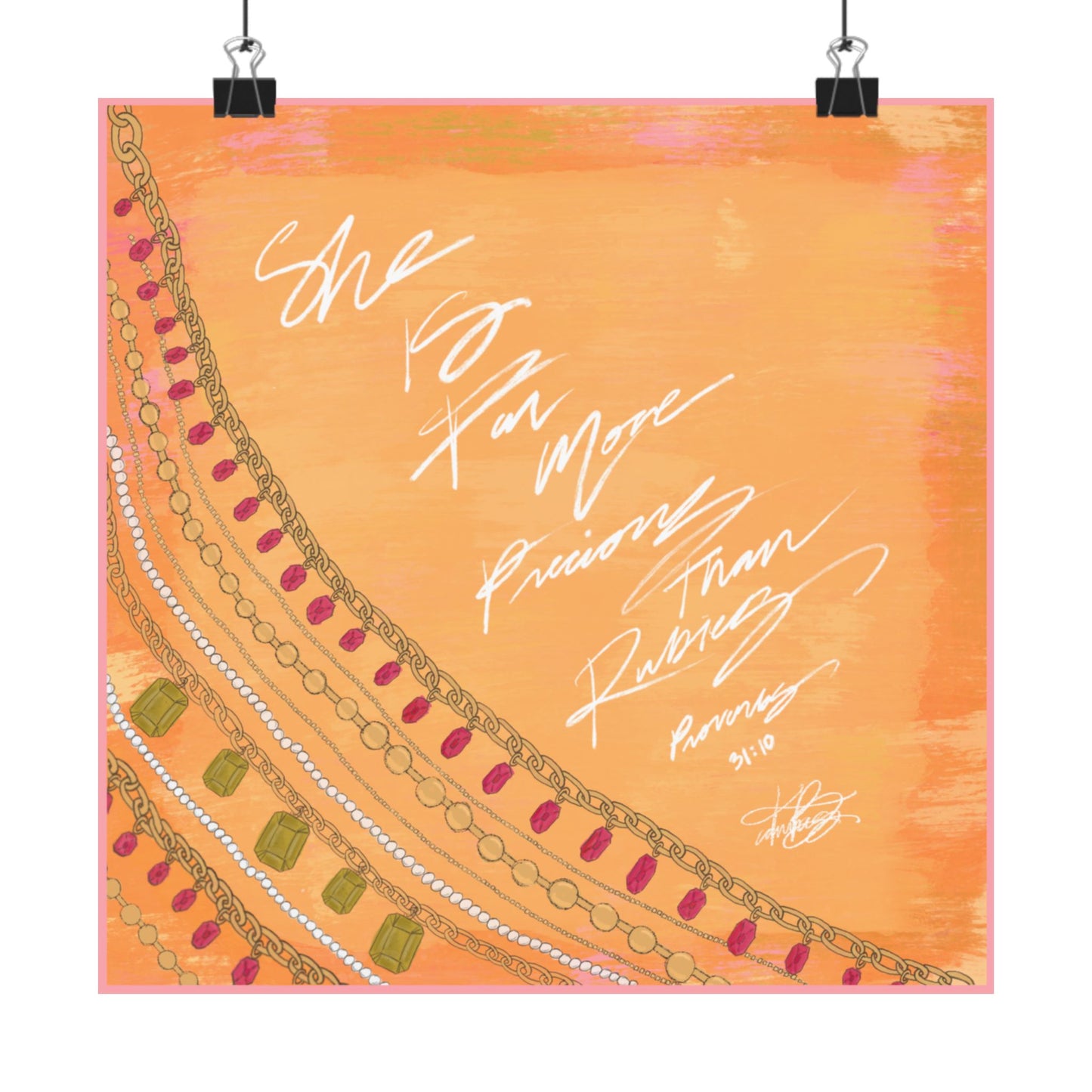 Proverbs 31 Scarf Photo Print
