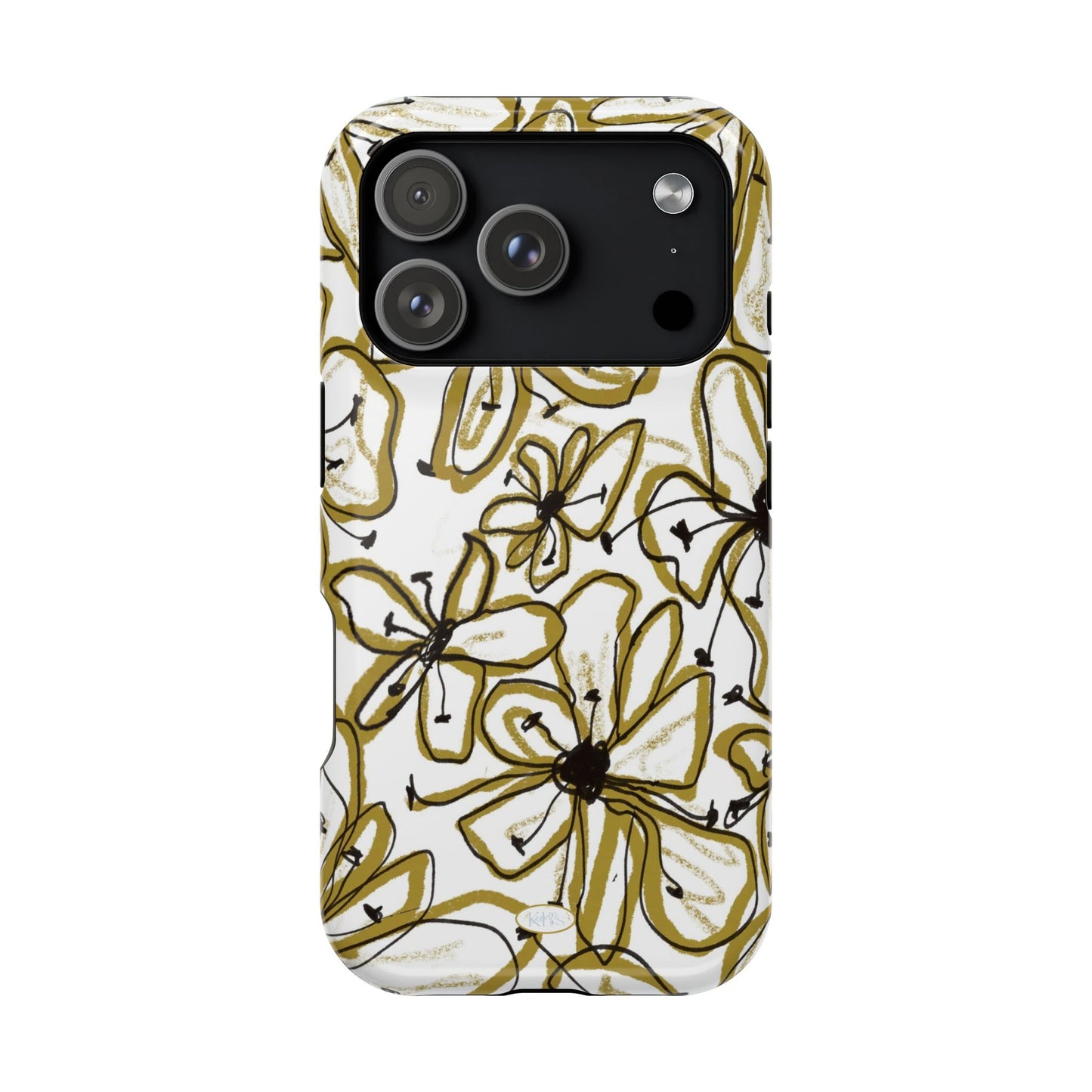 Floral Sketch Mag Safe Case for iPhone