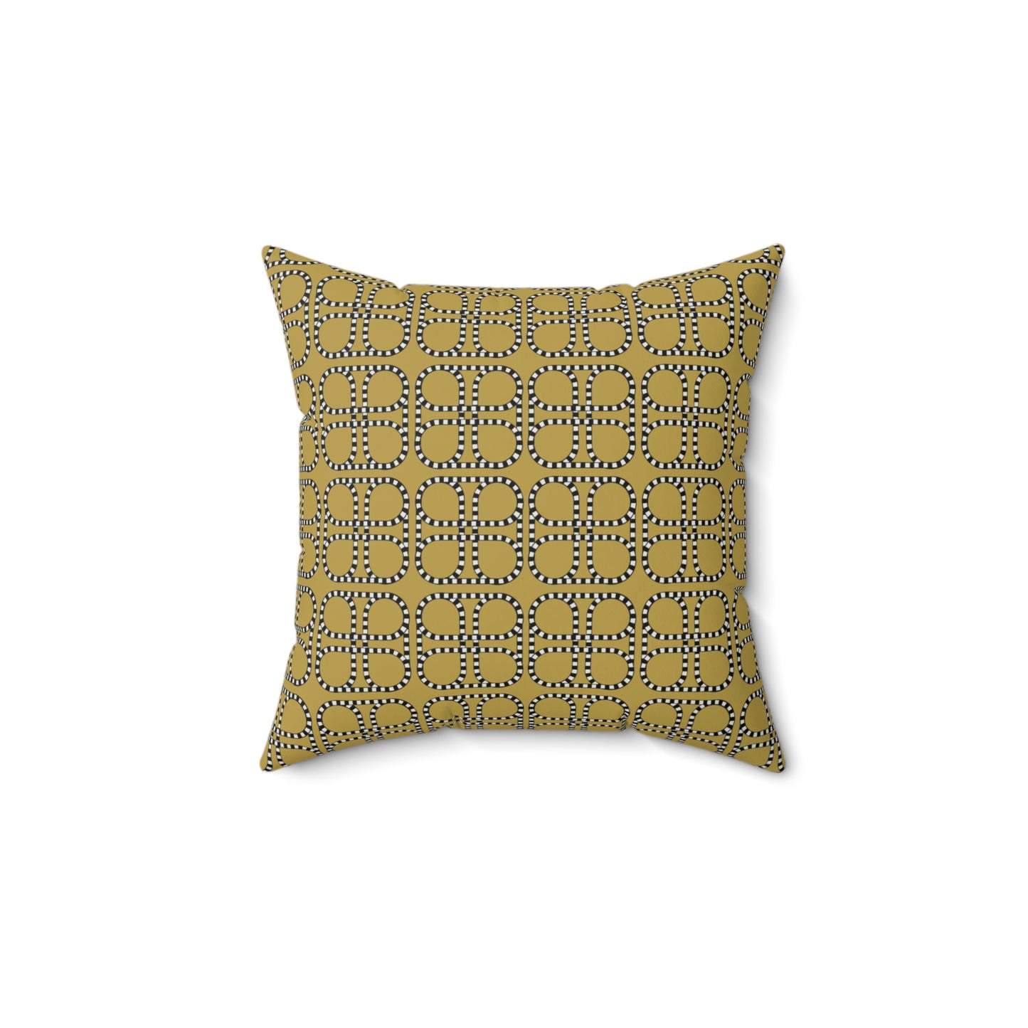 Looped Link Throw Pillow