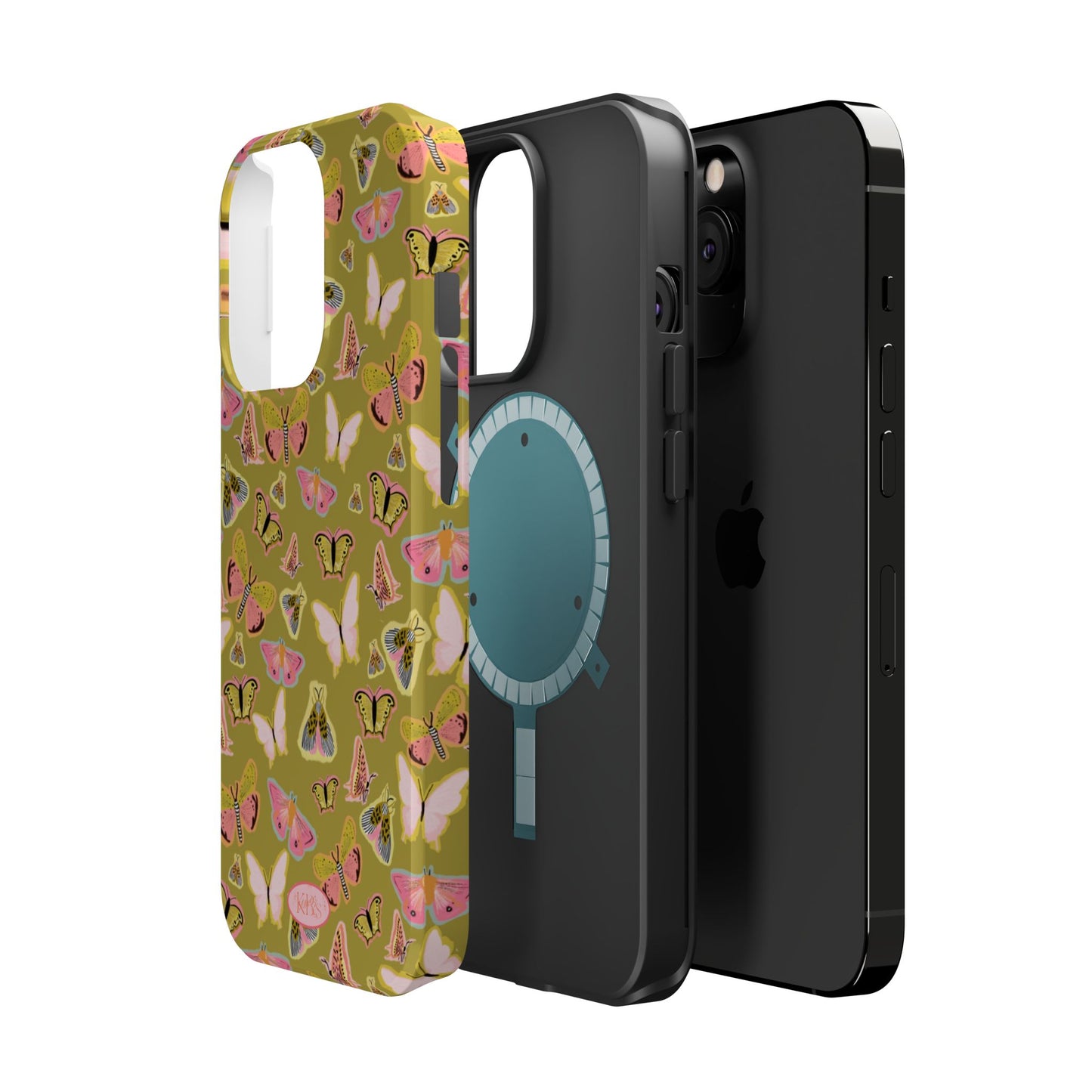 Butterfly Muse Mag Safe Case for iPhone - Green