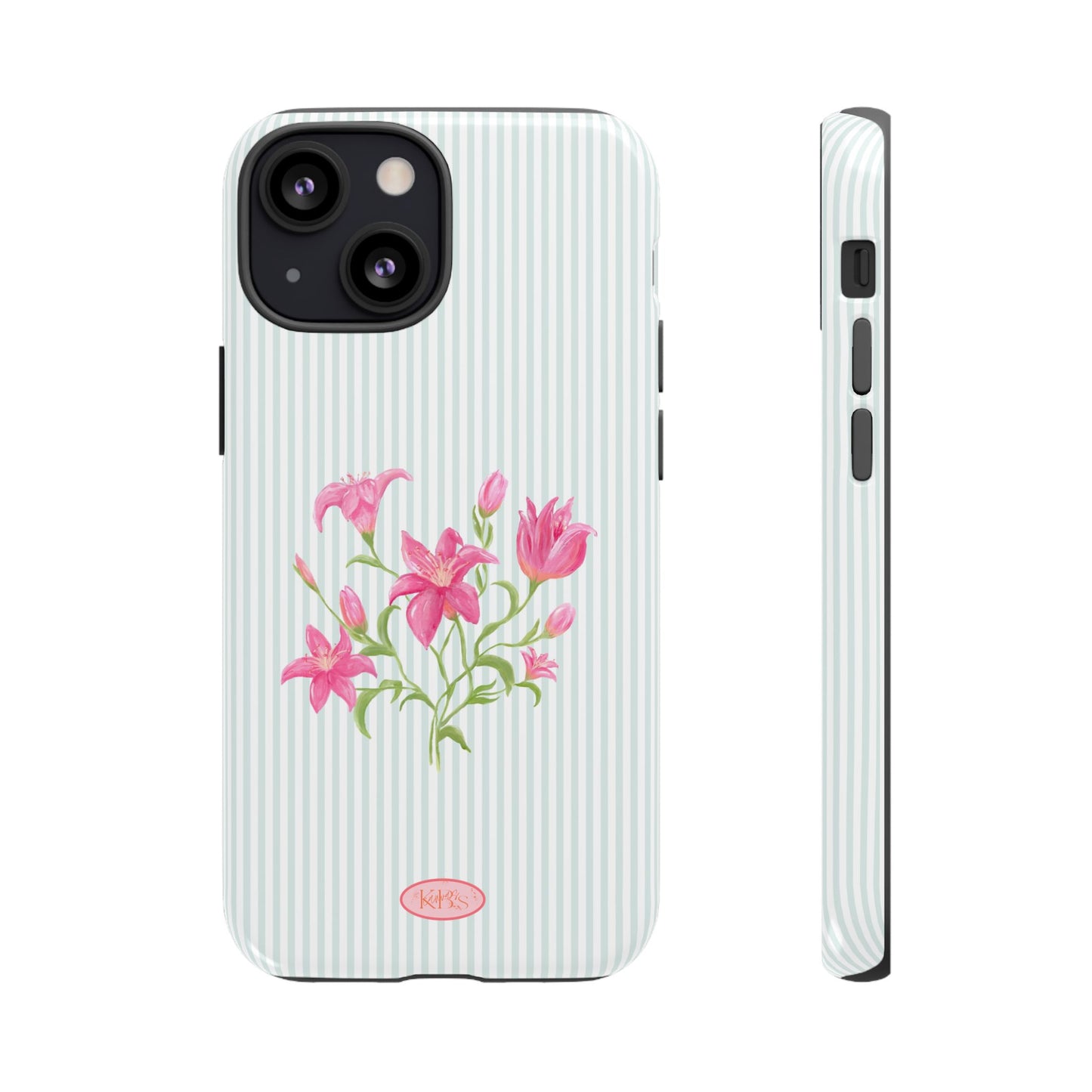 Lily Bloom Tough Case for iPhone - Blue