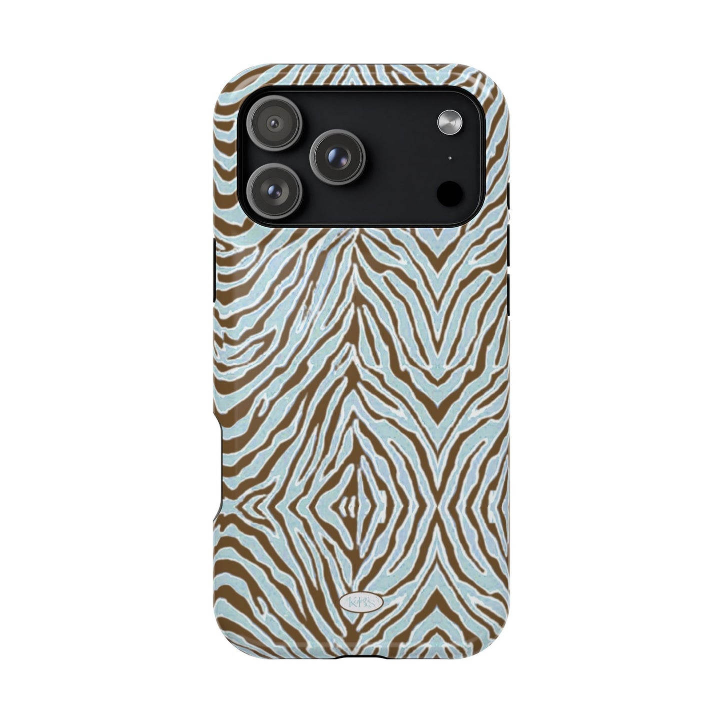 Zebra Bleu Mag Safe Case for iPhone
