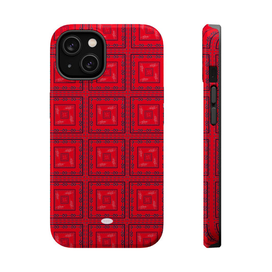 Red & Blue Horsebit MagSafe Case
