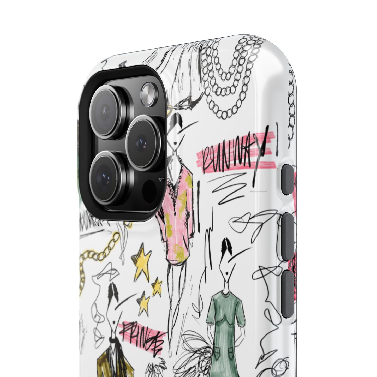 Fashion Sketch Mag Safe Case for iPhone - Multi