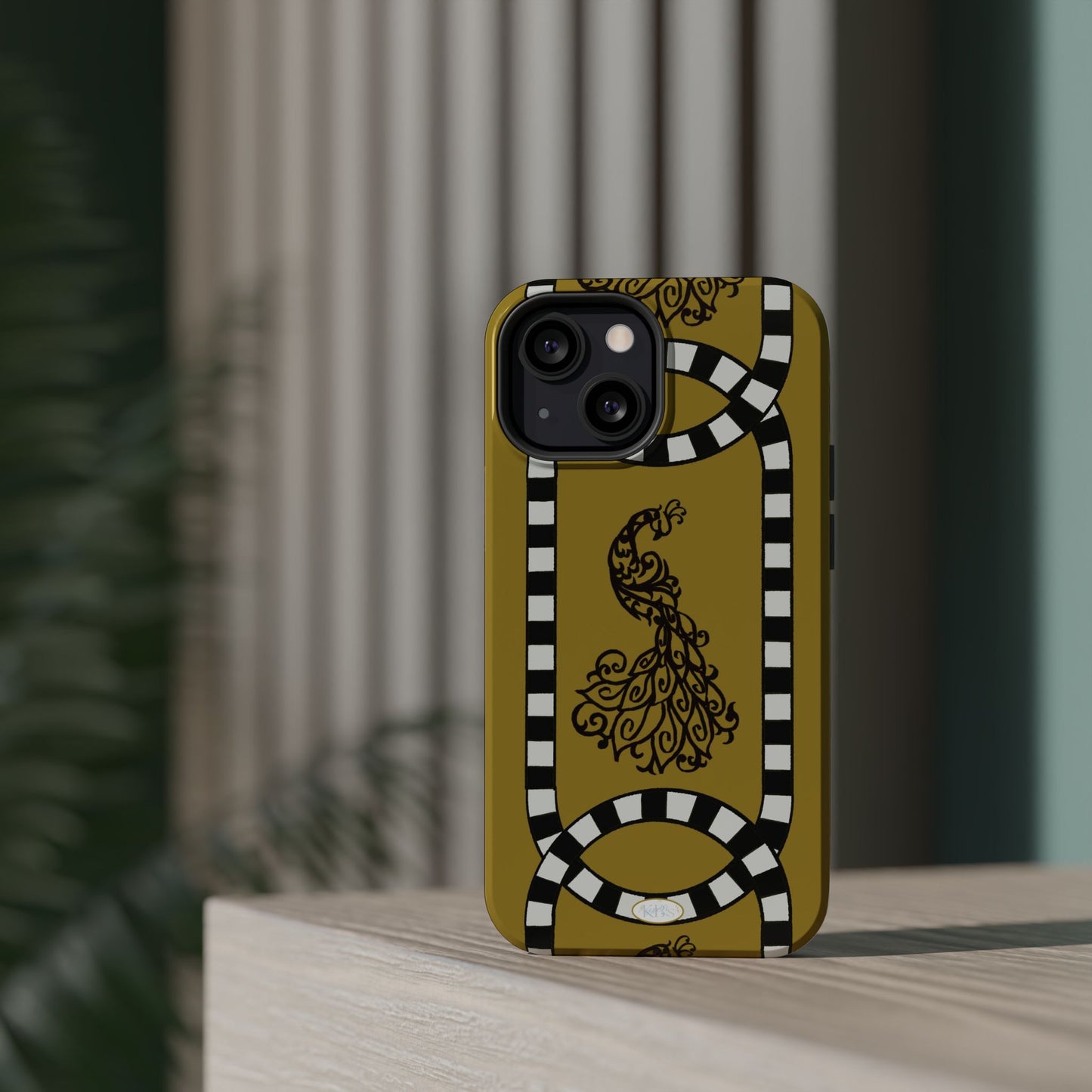 Feathered Stripe Mag Safe Case for iPhone