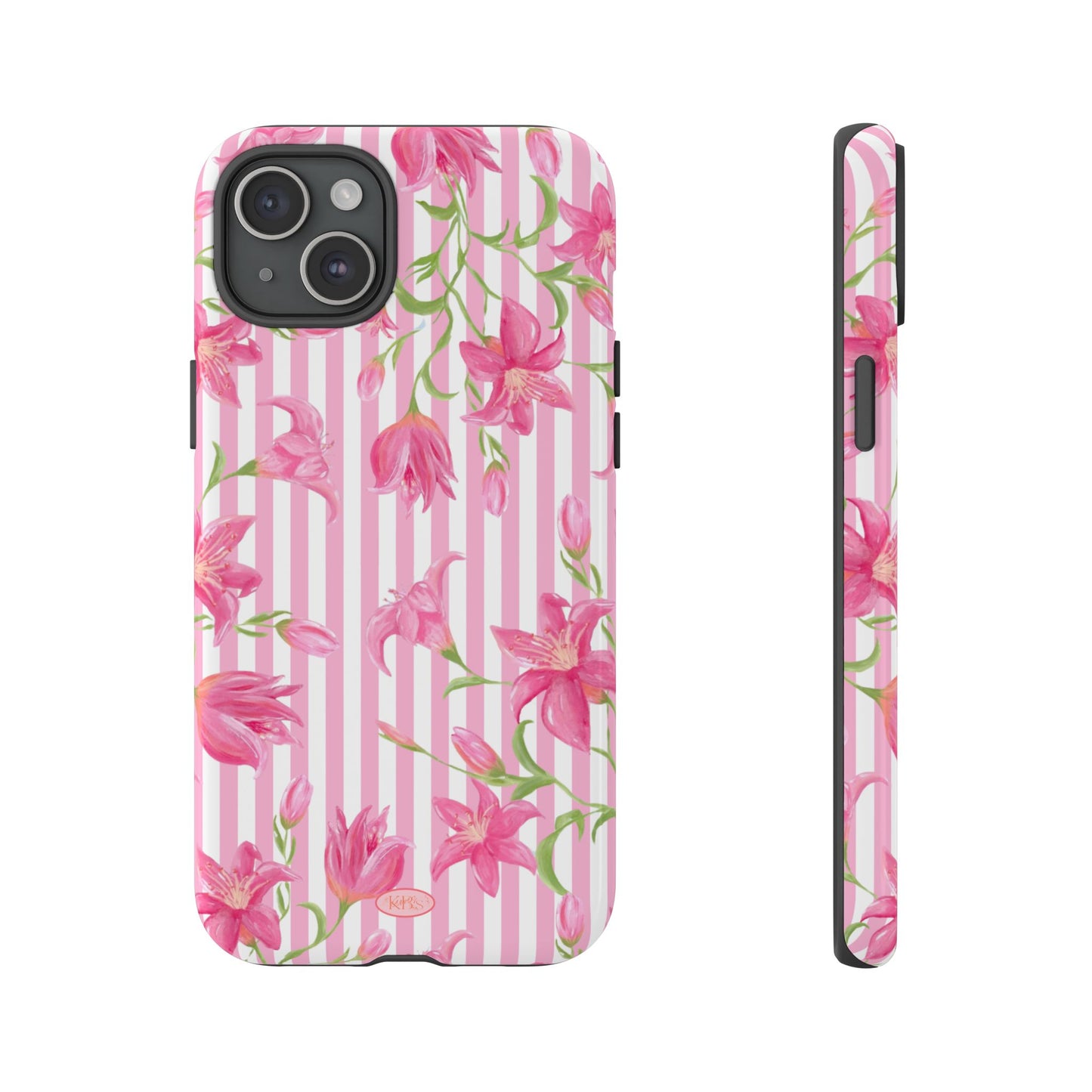 Azalea Stripe Tough Case for iPhone - Pink