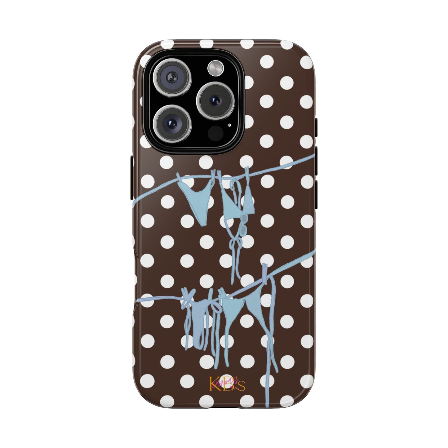 Brown Polka Dot Bikini Tough Case