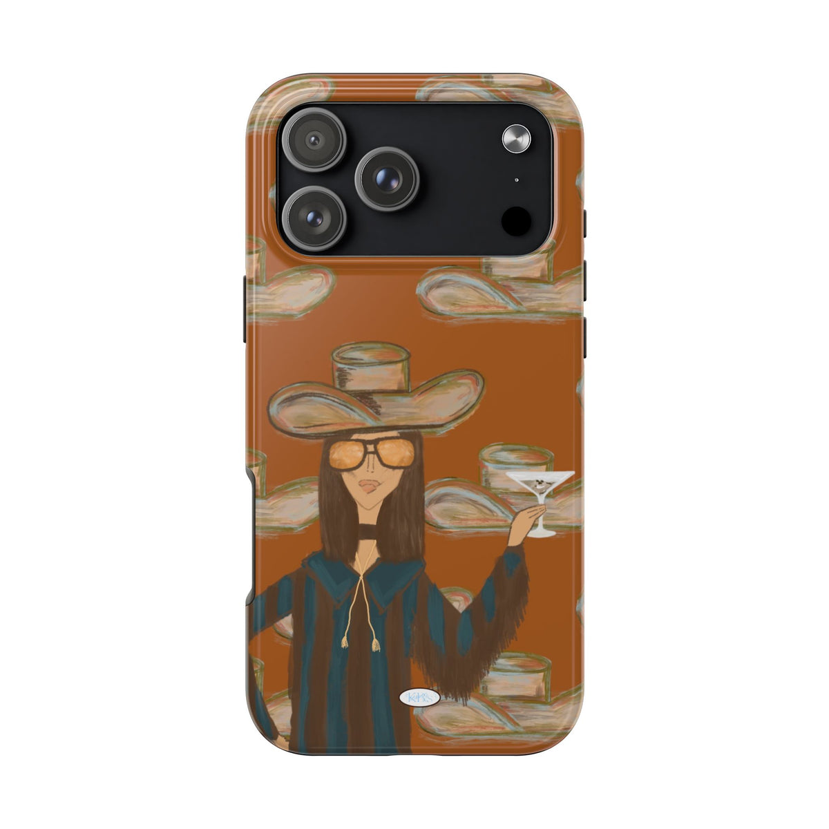 Cocktail Cowgirl Tough Case for iPhone
