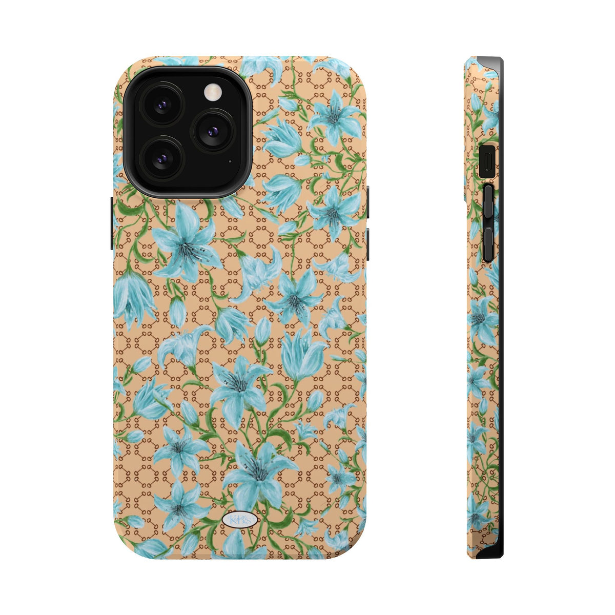 Horsebit Fleur Mag Safe Case for iPhone