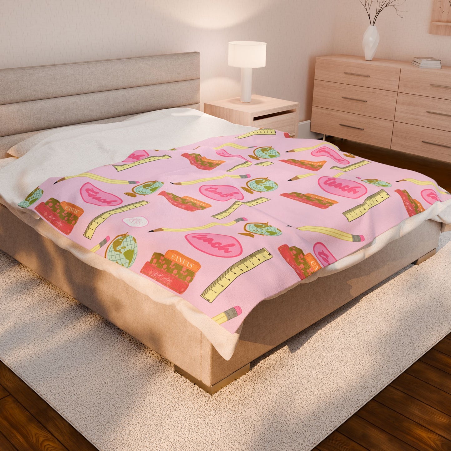 Campus Collection Velveteen Blanket