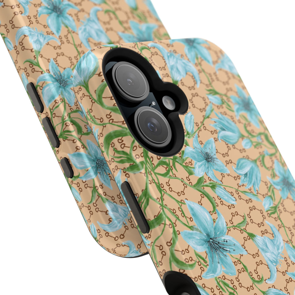 Horsebit Fleur Mag Safe Case for iPhone