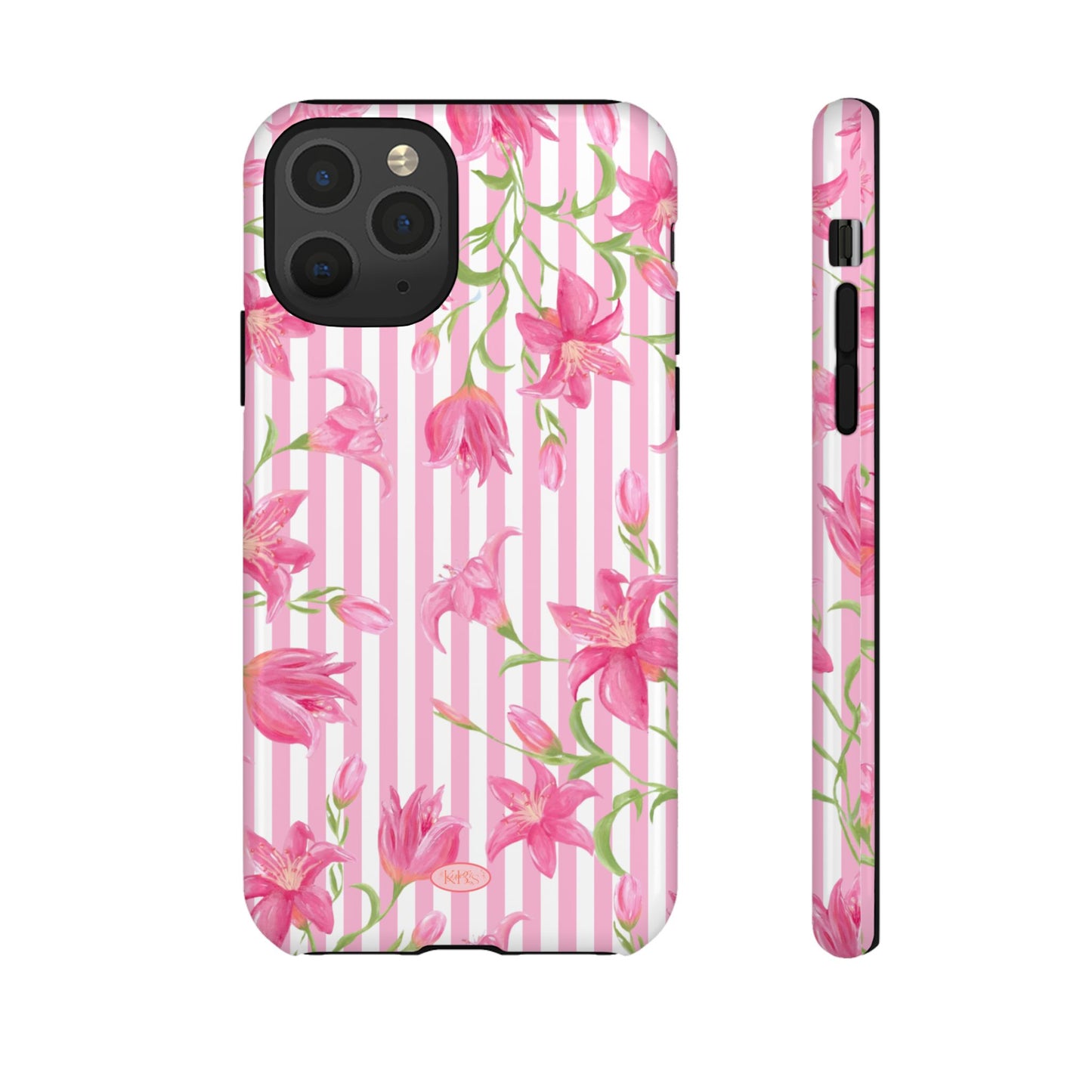 Azalea Stripe Tough Case for iPhone - Pink