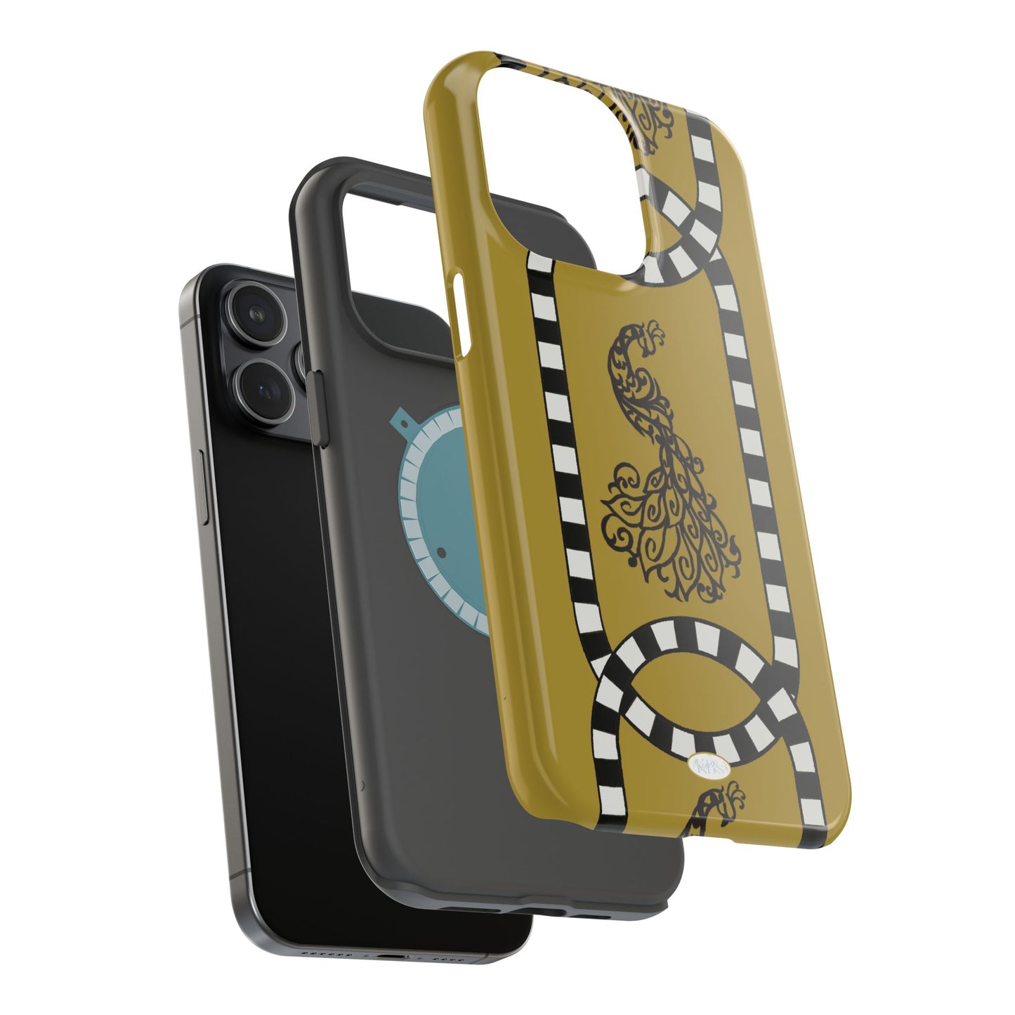 Feathered Stripe Mag Safe Case for iPhone