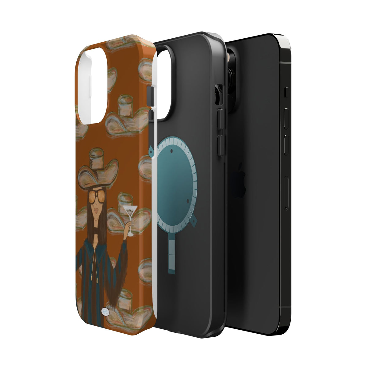 Cocktail Cowgirl Mag Safe Case for iPhone