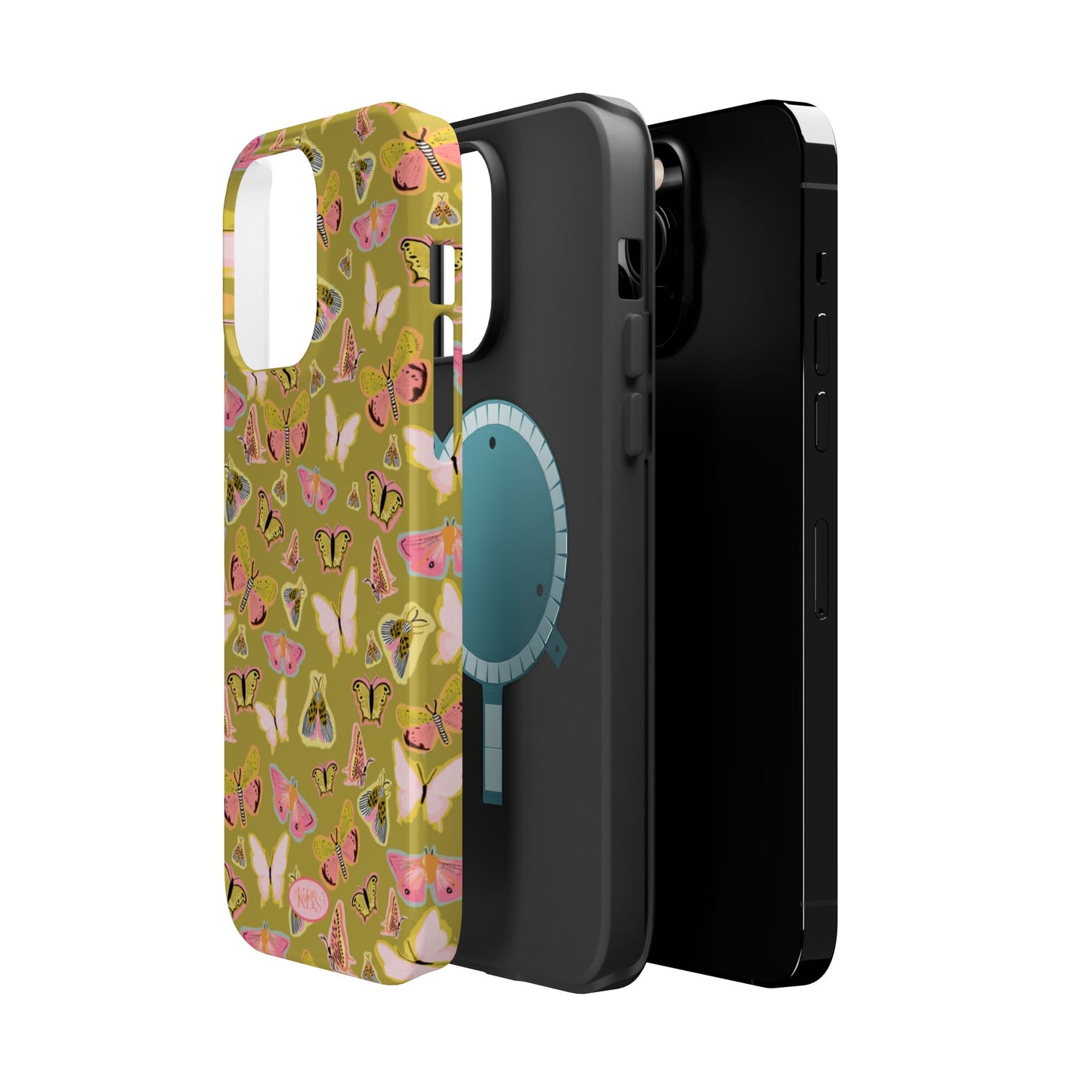 Butterfly Muse Mag Safe Case for iPhone - Green