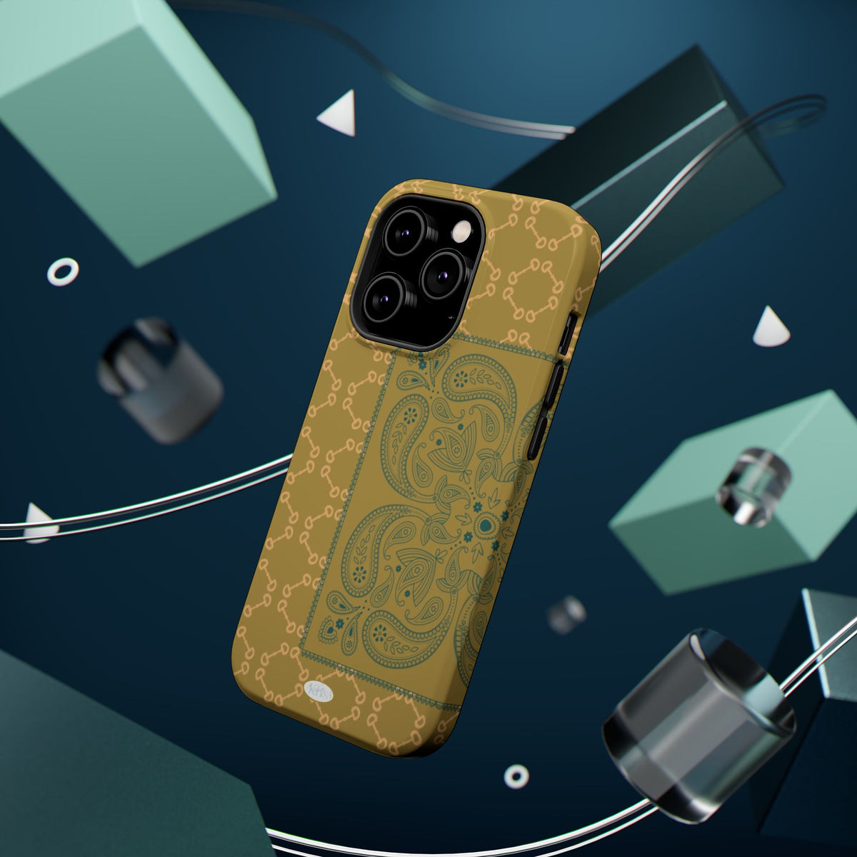 Horsebit Bandana Mag Safe Case for iPhone