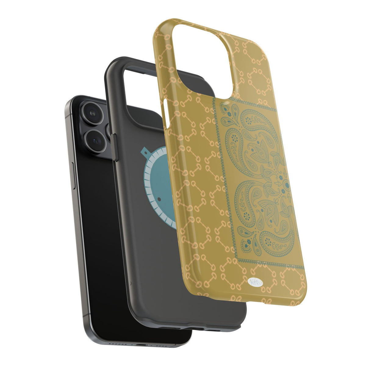 Horsebit Bandana Mag Safe Case for iPhone