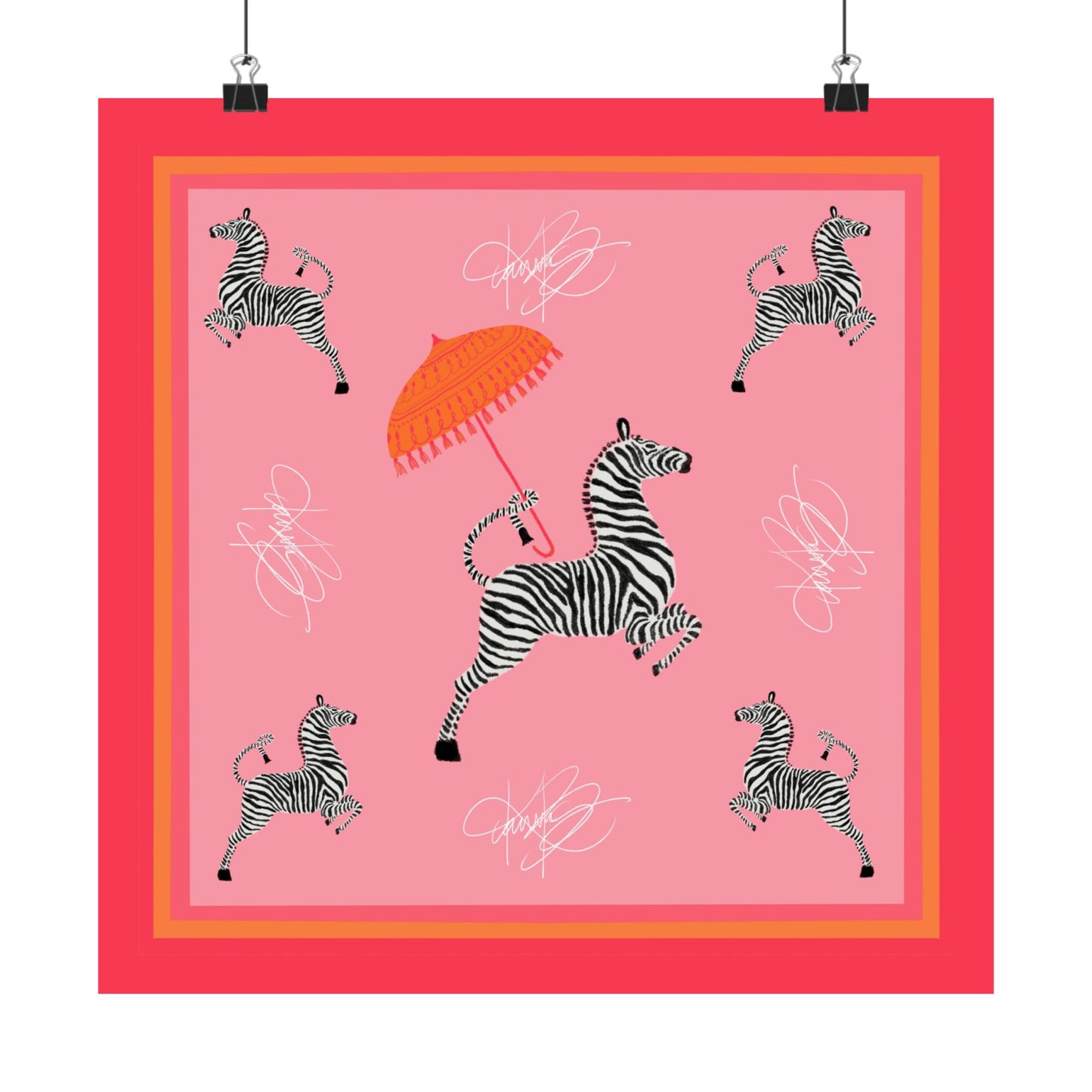 Rain or Stripe Scarf Photo Print