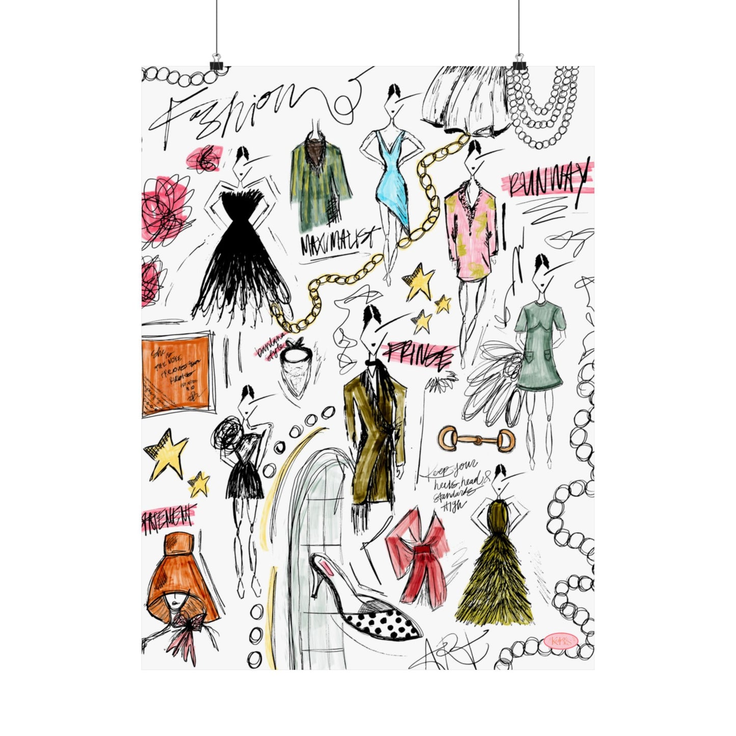 Fashion Sketch Print