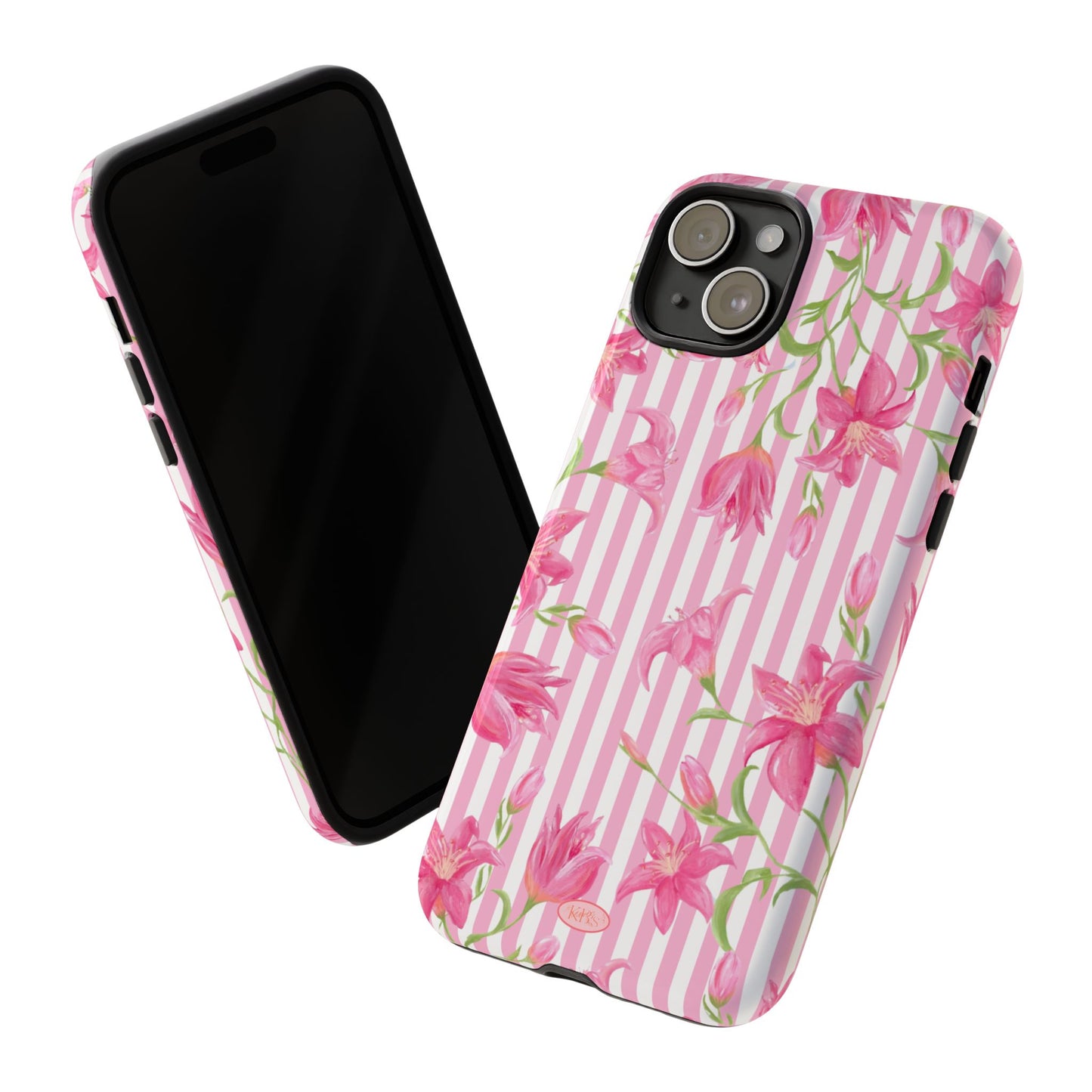 Azalea Stripe Tough Case for iPhone - Pink