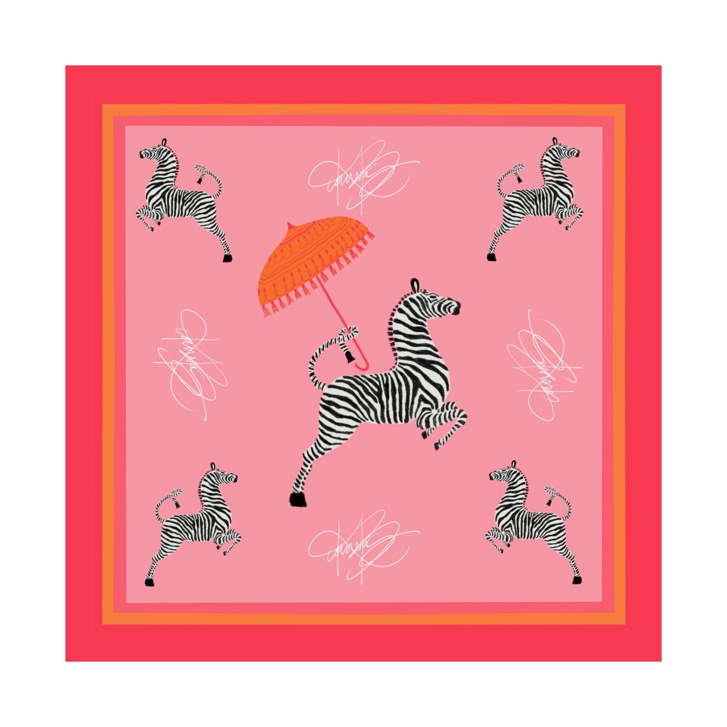 Rain or Stripe Scarf Wall Print