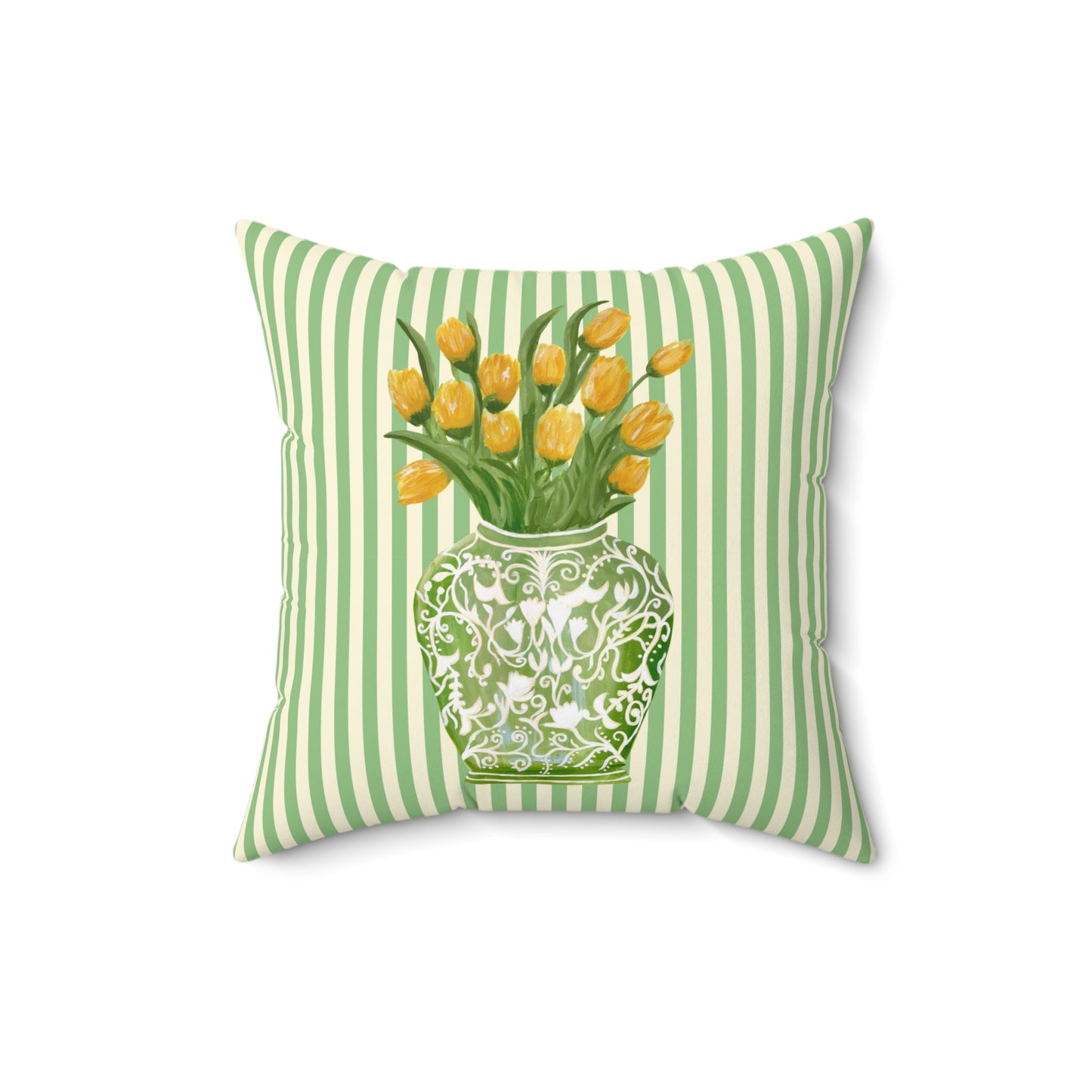 Tulip Haus Throw Pillow