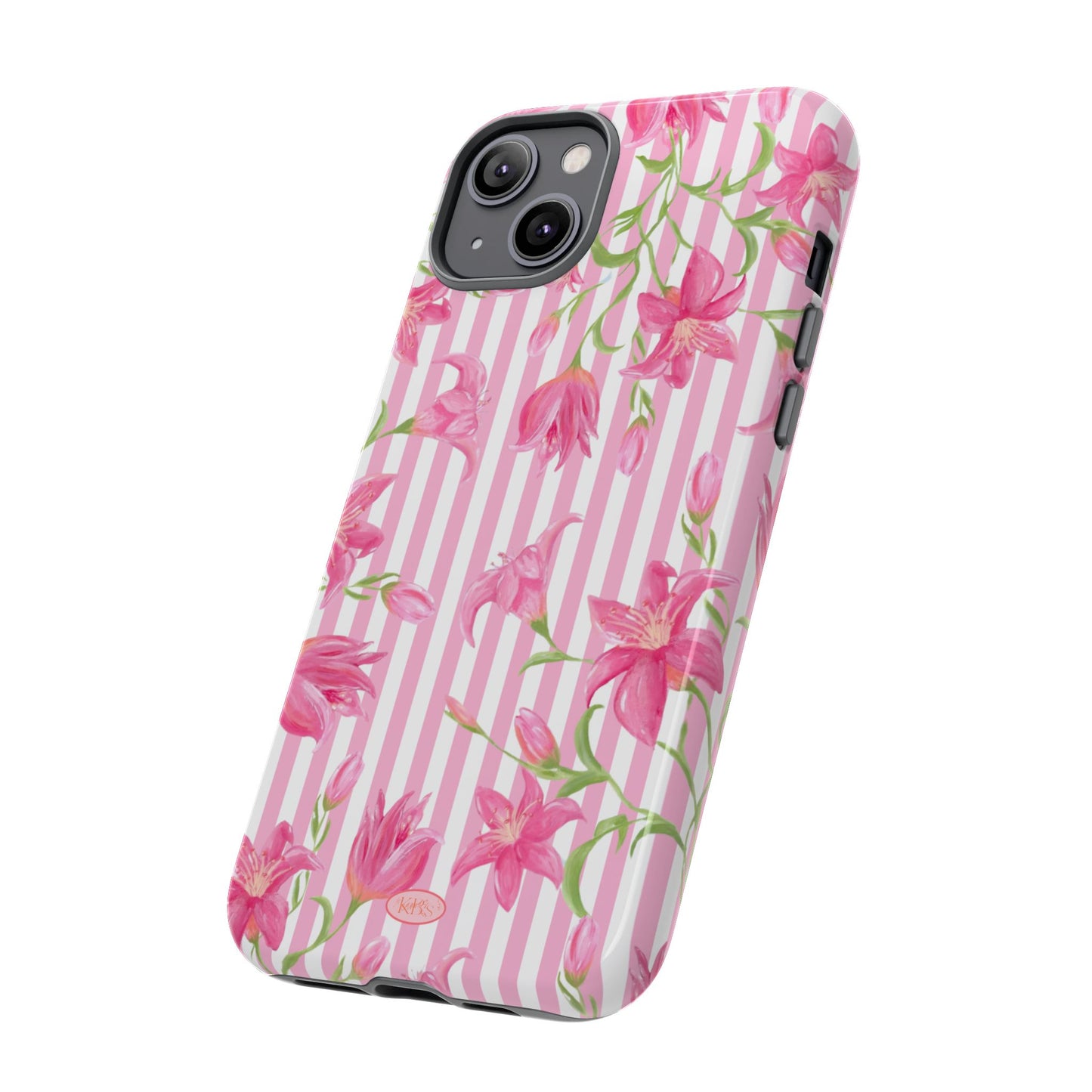 Azalea Stripe Tough Case for iPhone - Pink