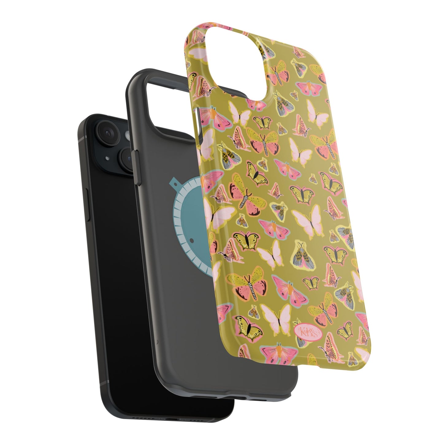 Butterfly Muse Mag Safe Case for iPhone - Green