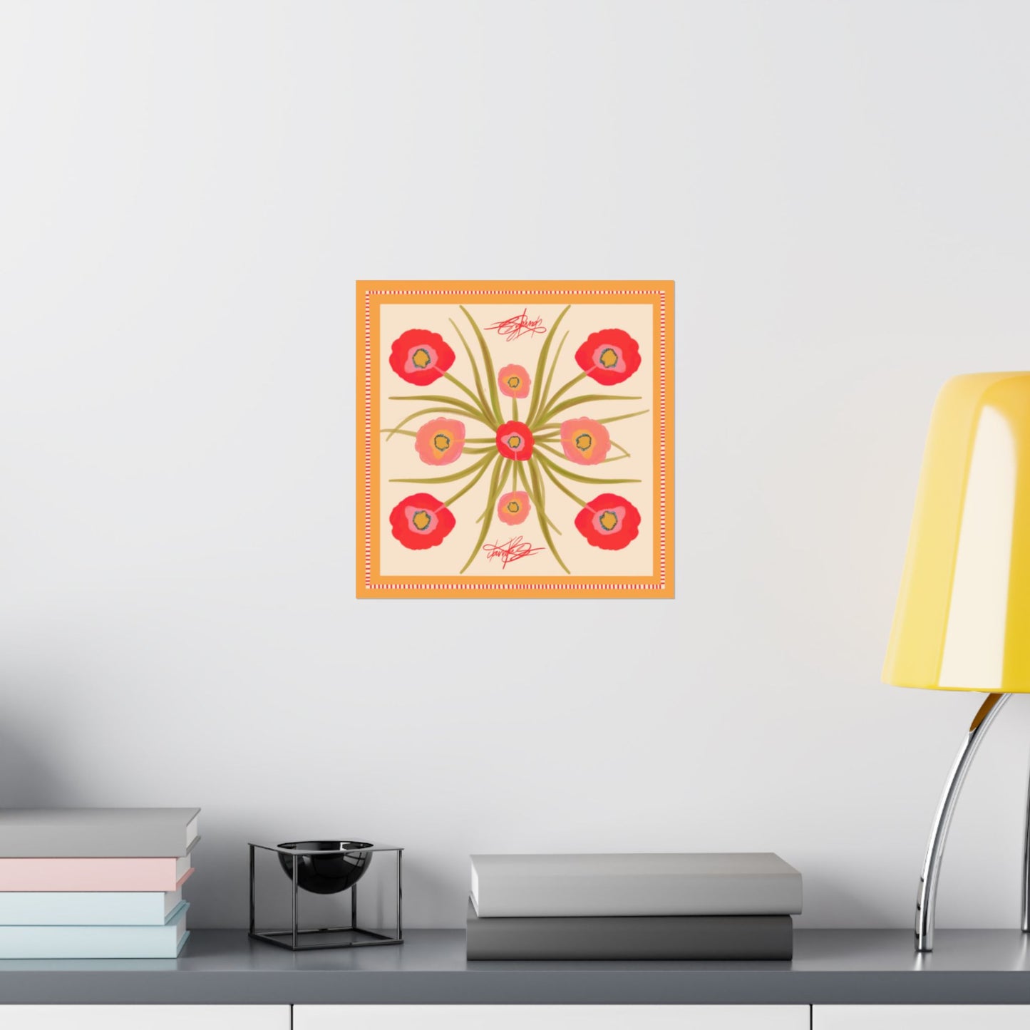Poppy Fleur Scarf Photo Print
