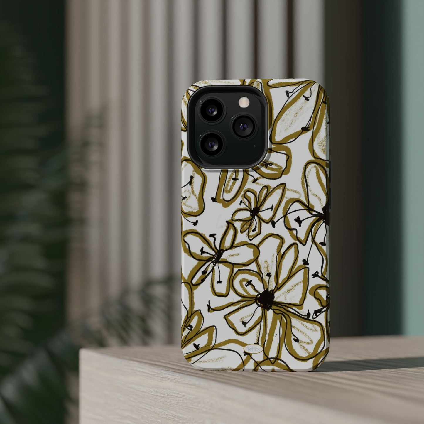 Floral Sketch Mag Safe Case for iPhone