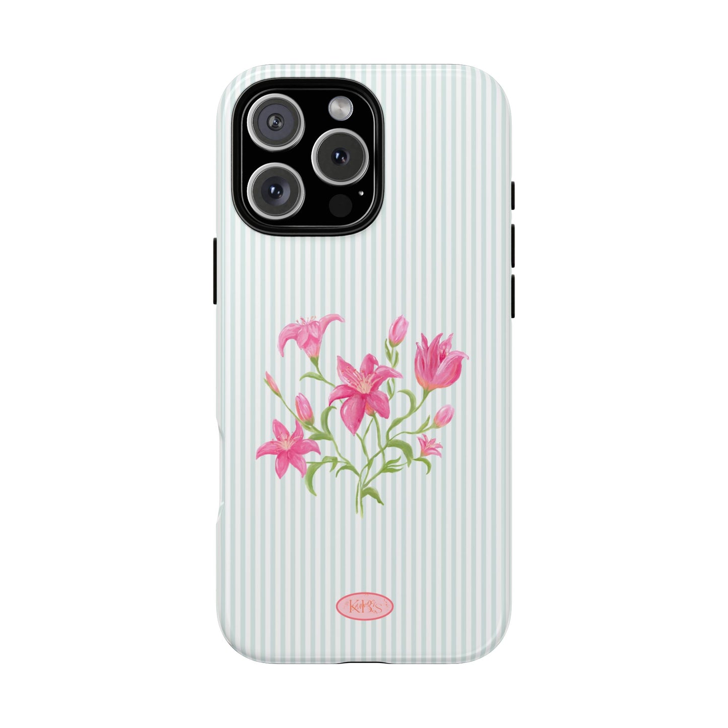 Lily Bloom Tough Case for iPhone - Blue