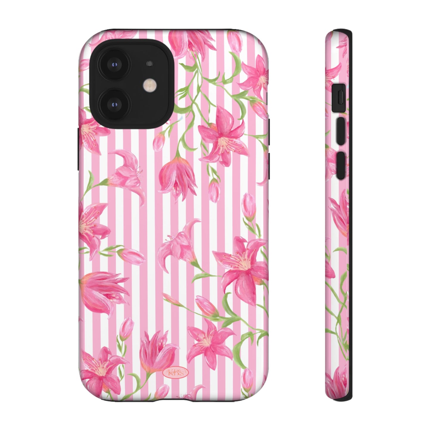 Azalea Stripe Tough Case for iPhone - Pink