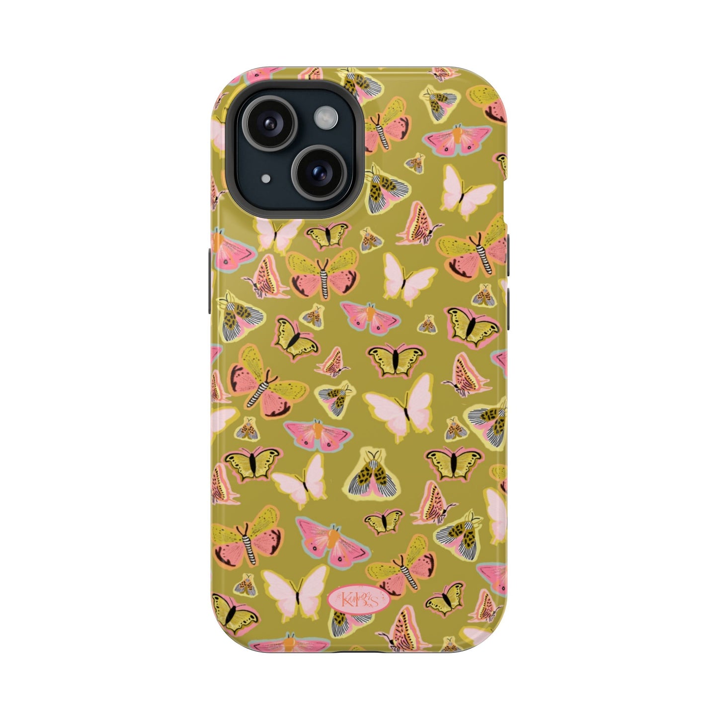 Butterfly Muse Mag Safe Case for iPhone - Green